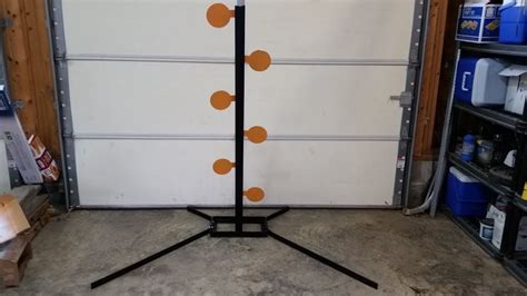 5″ Flat Bar cut to approximately 70″ See A Comparison of Our Full Line Reactive Steel Targets on page 2: Related Products. . Diy dueling tree